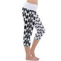 Asymmetrical Guitar Print Color Picker Capri Yoga Leggings View3