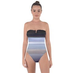 Pompey Beach Tie Back One Piece Swimsuit by DeneWestUK