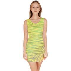 Paint On A Yellow Background                        Bodycon Dress by LalyLauraFLM