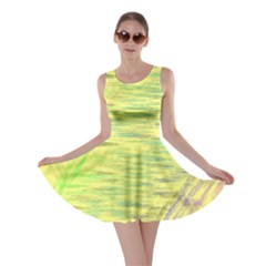 Paint On A Yellow Background                        Skater Dress by LalyLauraFLM