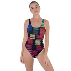 Colorful Horizontal Paint Strokes                         Bring Sexy Back Swimsuit