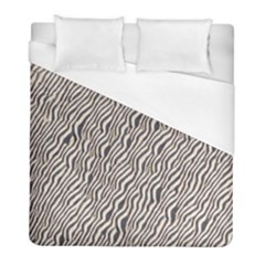 Zebra Pattern Animal Print Duvet Cover (full/ Double Size) by paulaoliveiradesign