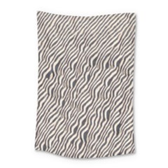 Zebra Pattern Animal Print Small Tapestry by paulaoliveiradesign