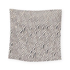 Zebra Pattern Animal Print Square Tapestry (small) by paulaoliveiradesign