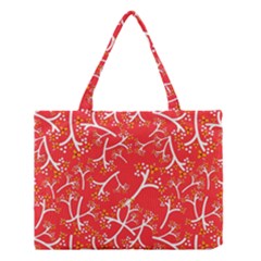 Small Flowers Pattern Floral Seamless Pattern Vector Medium Tote Bag by BangZart