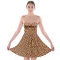 Giraffe pattern animal print  Strapless Bra Top Dress View1