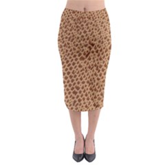 Giraffe Pattern Animal Print  Midi Pencil Skirt by paulaoliveiradesign