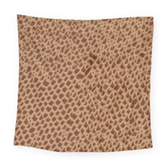 Giraffe Pattern Animal Print  Square Tapestry (large) by paulaoliveiradesign