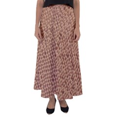 Giraffe Pattern Animal Print  Flared Maxi Skirt