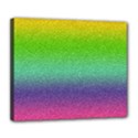 Metallic Rainbow Glitter Texture Deluxe Canvas 24  x 20   View1