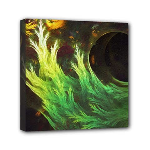 A Seaweed s Deepdream Of Faded Fractal Fall Colors Mini Canvas 6  X 6  by jayaprime