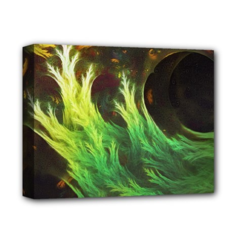 A Seaweed s Deepdream Of Faded Fractal Fall Colors Deluxe Canvas 14  X 11  by jayaprime