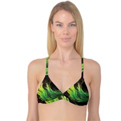 A Seaweed s Deepdream Of Faded Fractal Fall Colors Reversible Tri Bikini Top by jayaprime