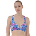 Tulips Flower Pattern Sweetheart Sports Bra View1