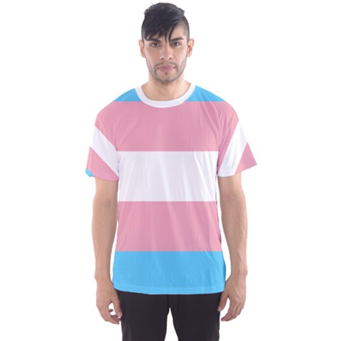 Trans Pride Men s Sports Mesh Tee by Crayonlord