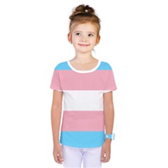 Trans Pride Kids  One Piece Tee