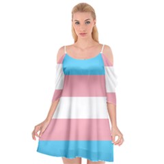 Trans Pride Cutout Spaghetti Strap Chiffon Dress by Crayonlord