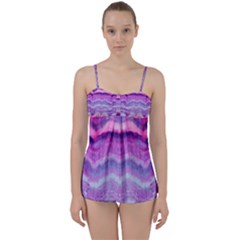 Tie-dye Babydoll Tankini Set by olgart