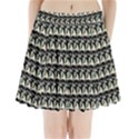 Colorful Pop Art Monkey pattern Pleated Mini Skirt View1