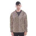 Animal Print Panthera Onca Texture Pattern Hooded Wind Breaker (Men) View1