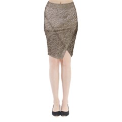 Animal Print Panthera Onca Texture Pattern Midi Wrap Pencil Skirt