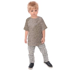 Animal Print Panthera Onca Texture Pattern Kids Raglan Tee