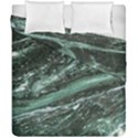 Green Marble Stone Texture Emerald  Duvet Cover Double Side (California King Size) View1