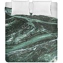 Green Marble Stone Texture Emerald  Duvet Cover Double Side (California King Size) View2