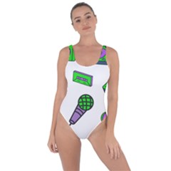 Green Music Pattern Bring Sexy Back Swimsuit