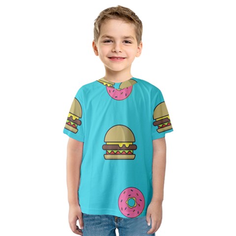 Yumyum  Kids  Sport Mesh Tee by TheLimeGreenFlamingo