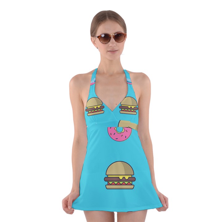 YumYum  Halter Swimsuit Dress