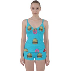 Yumyum  Tie Front Two Piece Tankini