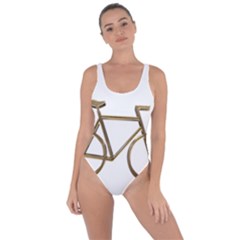 Elegant Gold Look Bicycle Cycling  Bring Sexy Back Swimsuit by yoursparklingshop