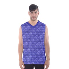 Blue Scales Men s Basketball Tank Top by Brini