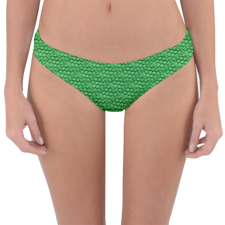 Blue Scales Reversible Hipster Bikini Bottoms