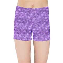 Purple Scales Kids Sports Shorts by Brini