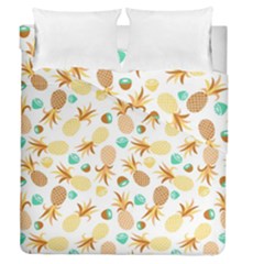 Seamless Summer Fruits Pattern Duvet Cover Double Side (queen Size) by TastefulDesigns