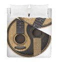 Old And Worn Acoustic Guitars Yin Yang Duvet Cover Double Side (Full/ Double Size) View1