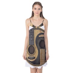 Old And Worn Acoustic Guitars Yin Yang Camis Nightgown by JeffBartels