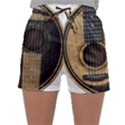 Old And Worn Acoustic Guitars Yin Yang Sleepwear Shorts View1