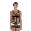 Old And Worn Acoustic Guitars Yin Yang Sport Tank Top  View1