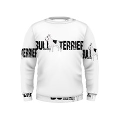 Bull Terrier  Kids  Sweatshirt by Valentinaart