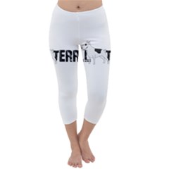 Bull Terrier  Capri Winter Leggings  by Valentinaart