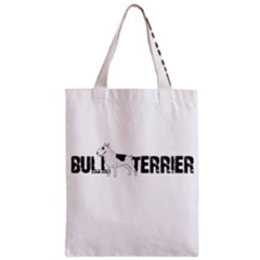 Bull Terrier  Zipper Classic Tote Bag by Valentinaart