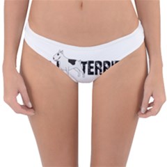 Bull Terrier  Reversible Hipster Bikini Bottoms by Valentinaart