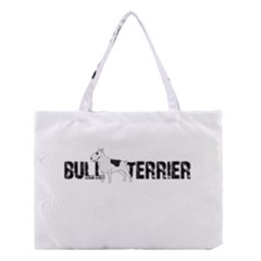 Bull Terrier  Medium Tote Bag by Valentinaart