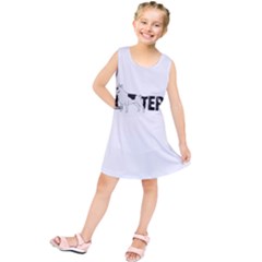 Bull Terrier  Kids  Tunic Dress by Valentinaart