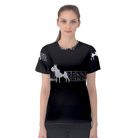 Bull Terrier  Women s Sport Mesh Tee by Valentinaart