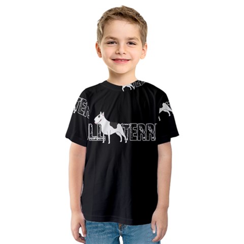 Bull Terrier  Kids  Sport Mesh Tee by Valentinaart