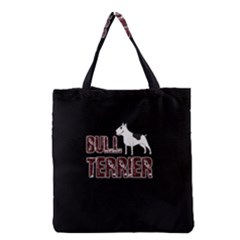 Bull Terrier  Grocery Tote Bag by Valentinaart